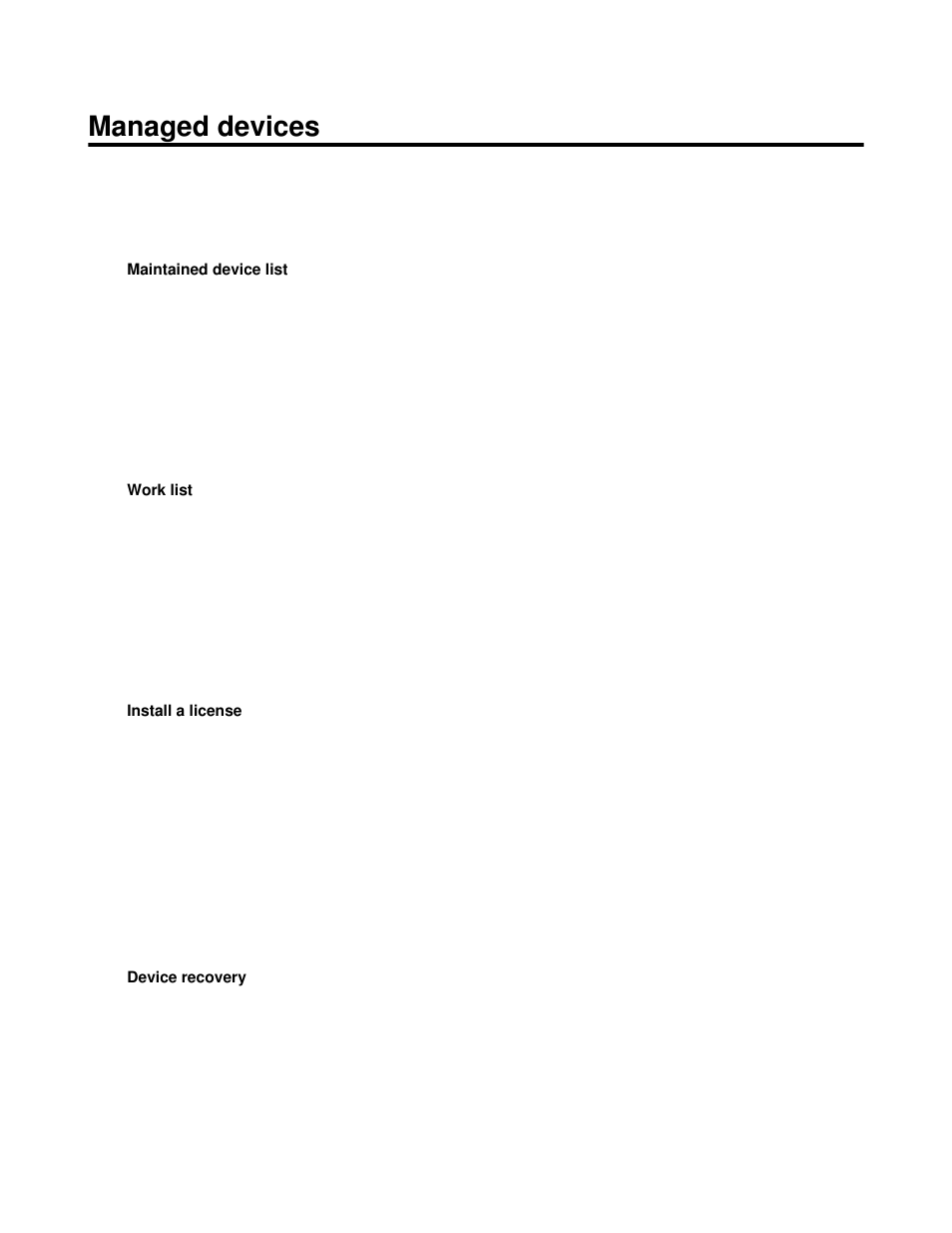 Managed devices | Welch Allyn Connex ProBP 3400 Digital Blood Pressure Device - Quick Reference Guide User Manual | Page 4 / 11