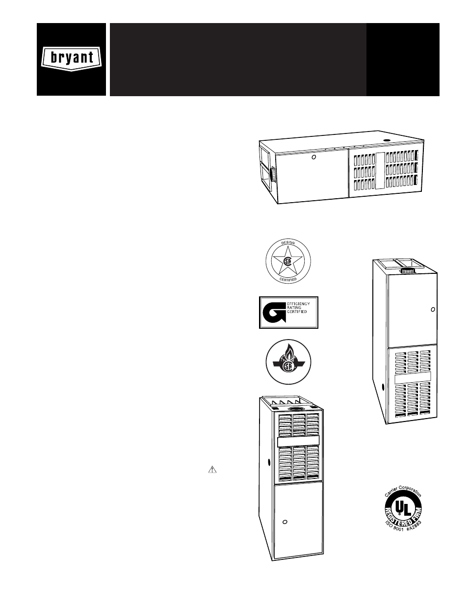 Bryant GAS-FIRED INDUCED-COMBUSTION FURNACES 373LAV User Manual | 16 pages