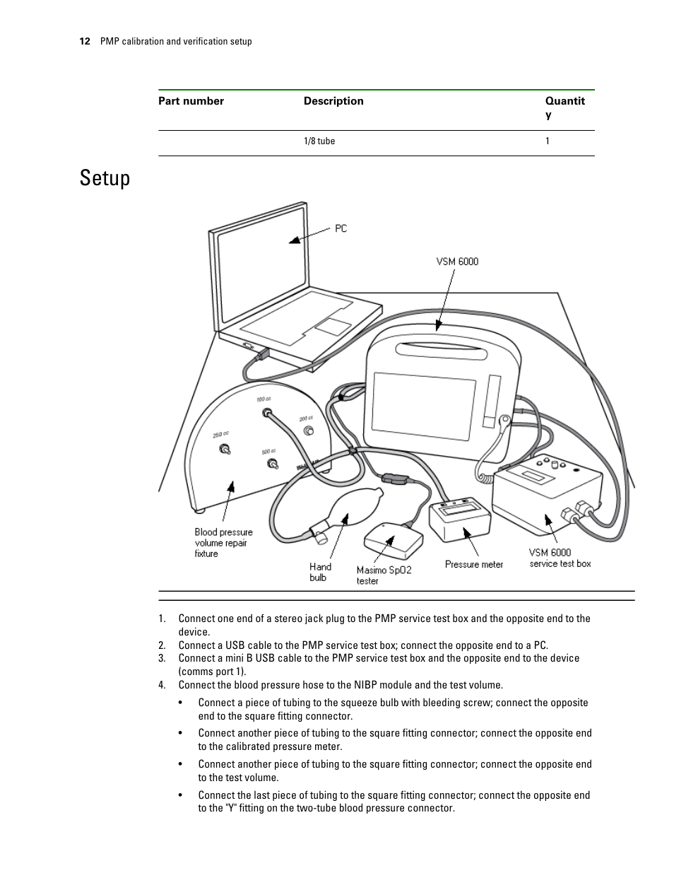 Setup | Welch Allyn Connex Vital Signs Monitor PMP Tab Instructions - Quick Reference Guide User Manual | Page 16 / 24
