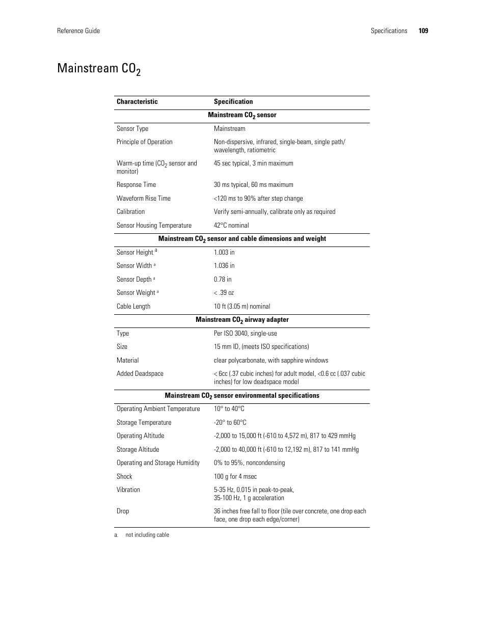 Mainstream co | Welch Allyn Vital Signs Monitor, Propaq Encore - Quick Reference Guide User Manual | Page 115 / 144