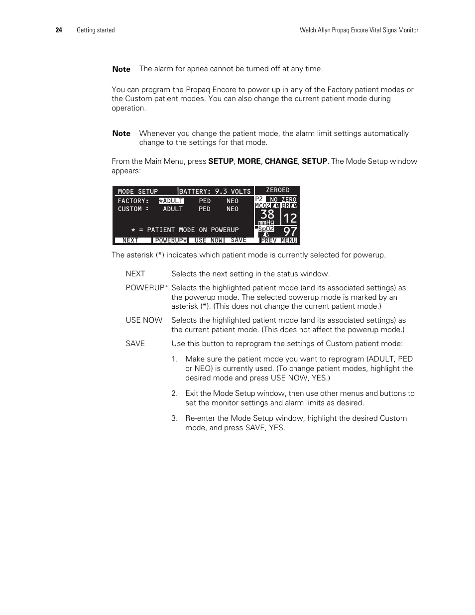 Welch Allyn Vital Signs Monitor, Propaq Encore - Quick Reference Guide User Manual | Page 30 / 144