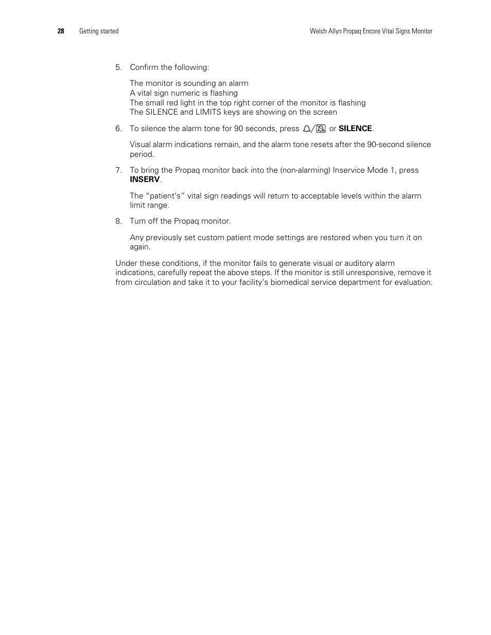 Welch Allyn Vital Signs Monitor, Propaq Encore - Quick Reference Guide User Manual | Page 34 / 144