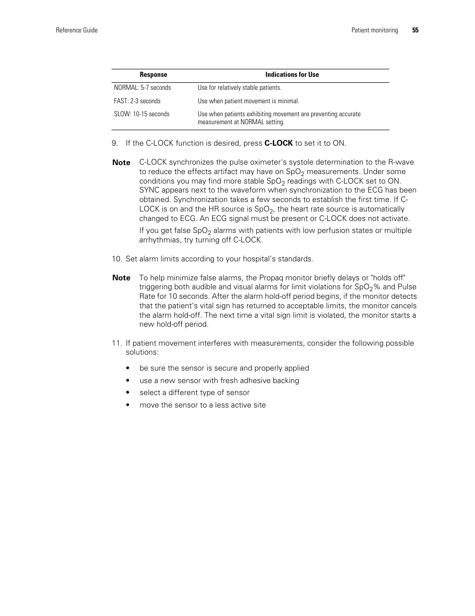 Welch Allyn Vital Signs Monitor, Propaq Encore - Quick Reference Guide User Manual | Page 61 / 144