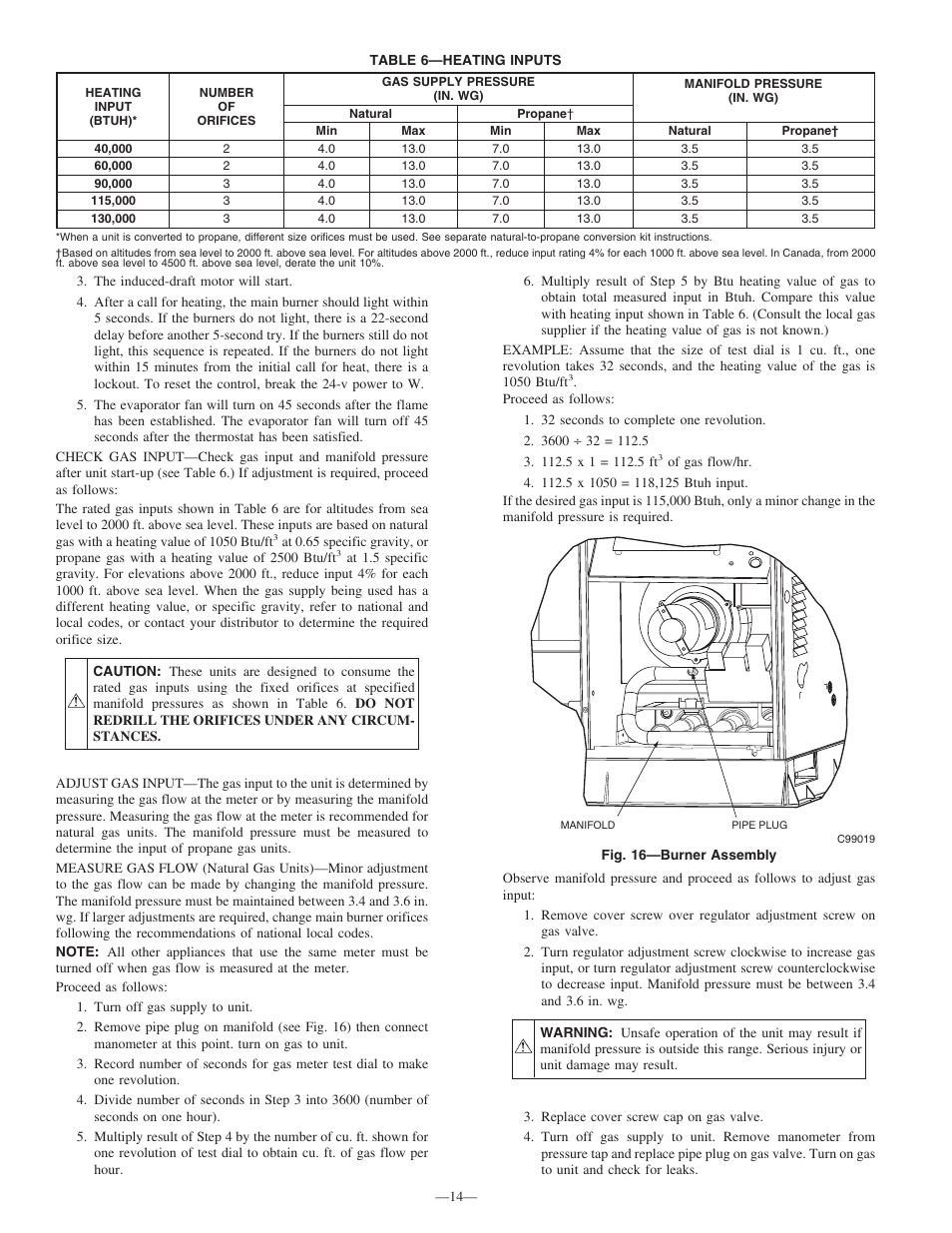 Bryant R-410A 583B User Manual | Page 14 / 30