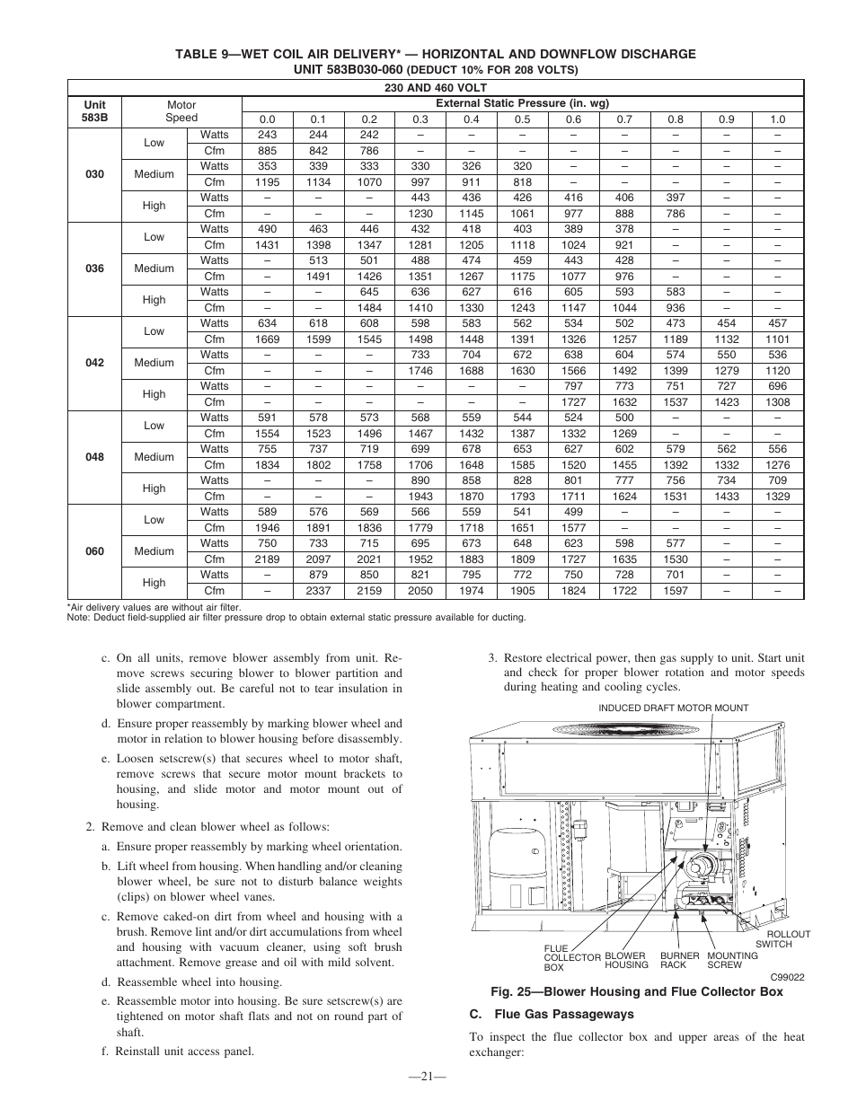 Bryant R-410A 583B User Manual | Page 21 / 30