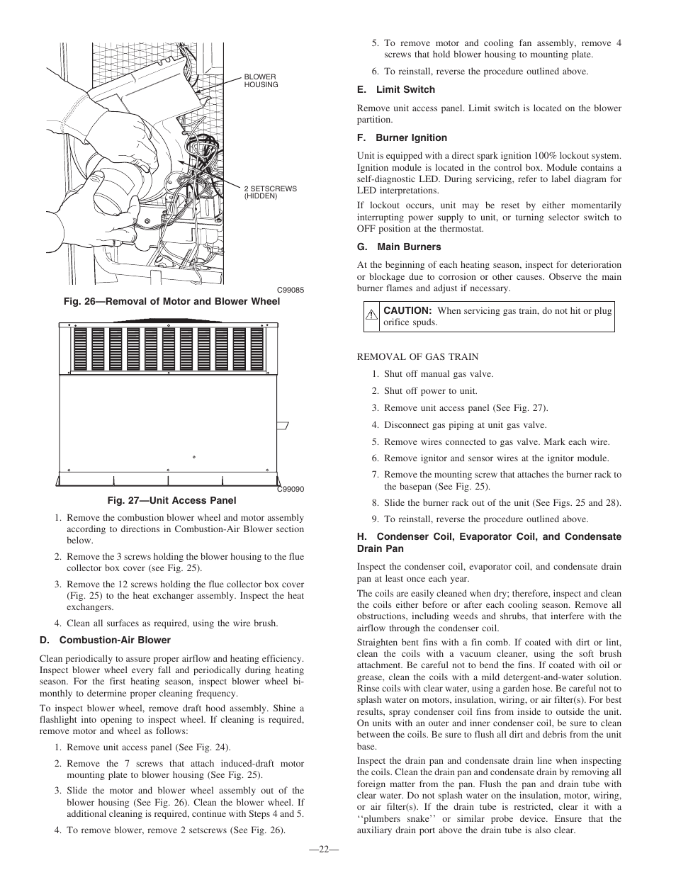 Bryant R-410A 583B User Manual | Page 22 / 30