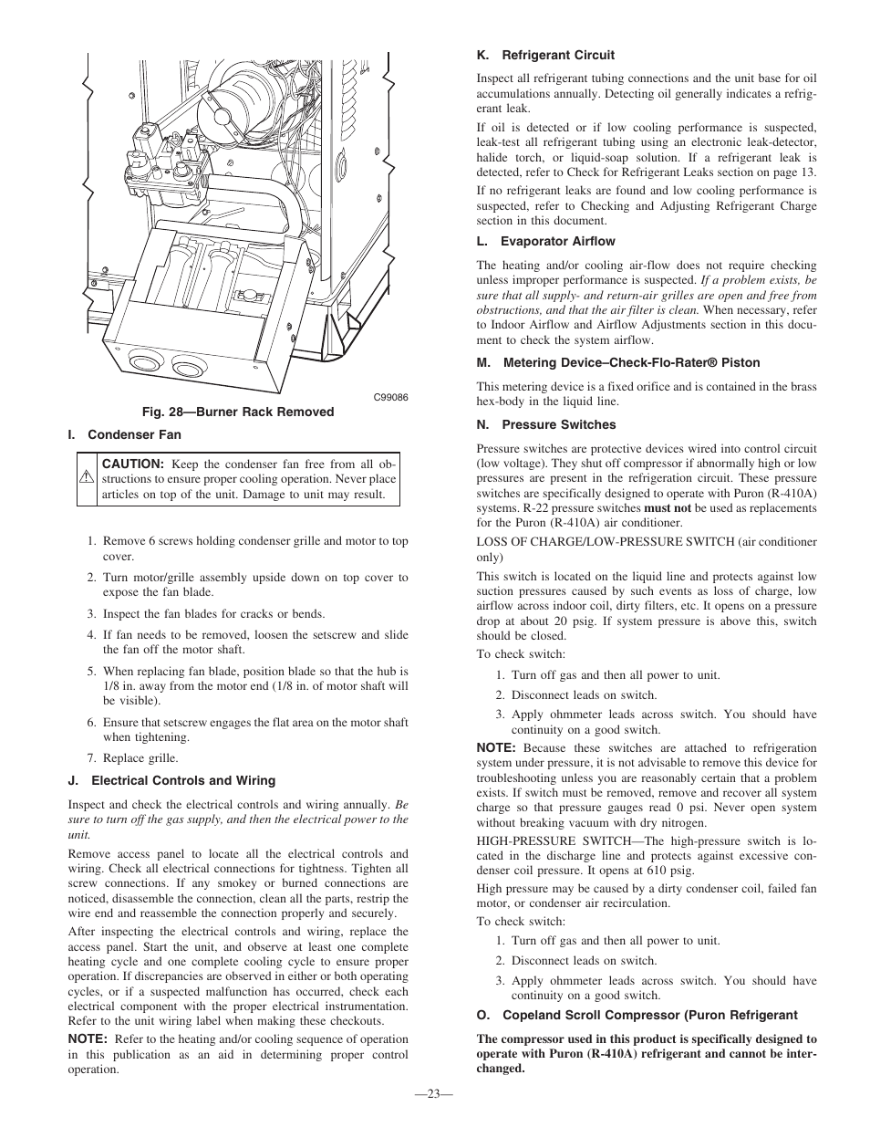 Bryant R-410A 583B User Manual | Page 23 / 30