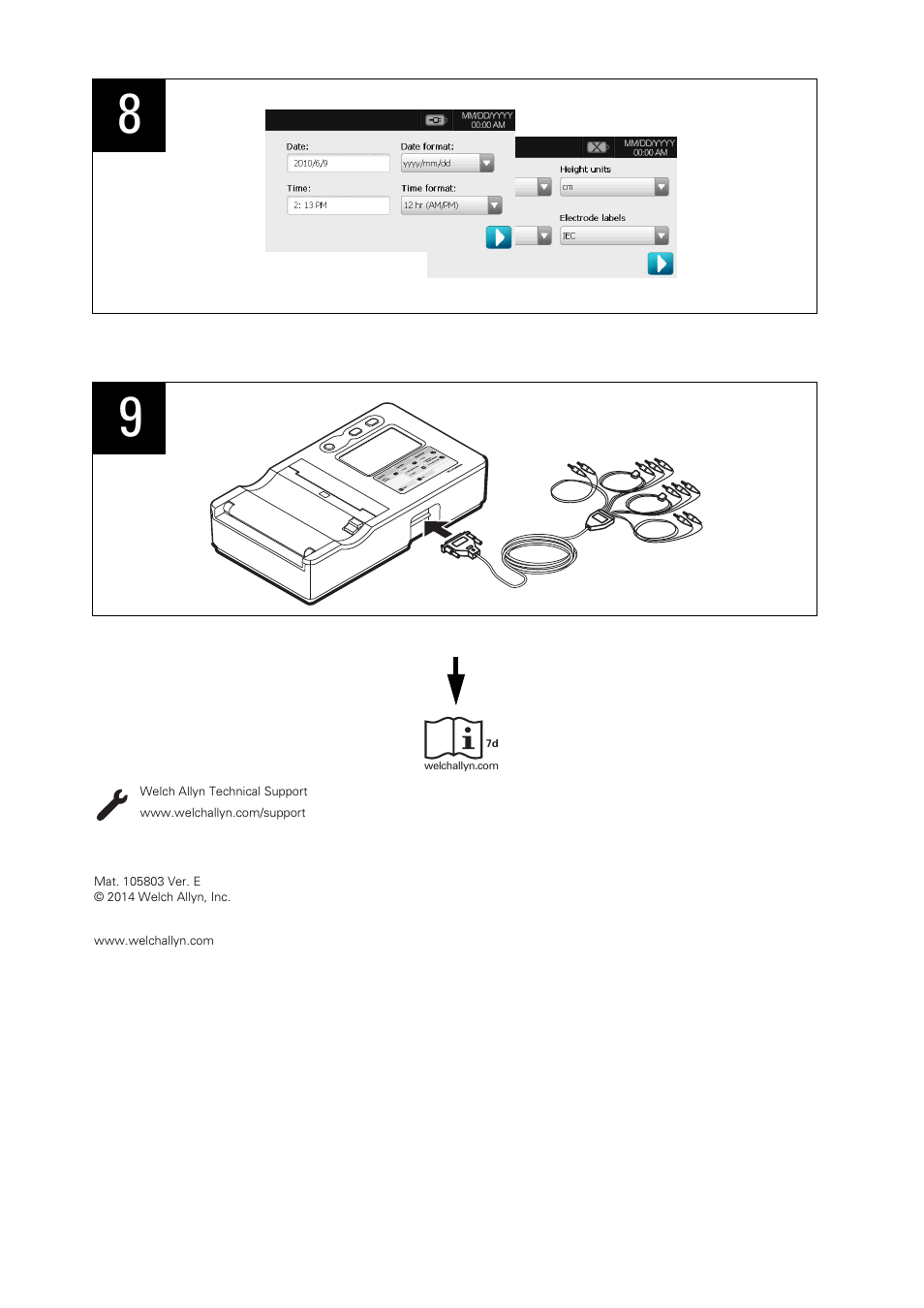 Welch Allyn CP50 - Quick Reference Guide User Manual | Page 4 / 4