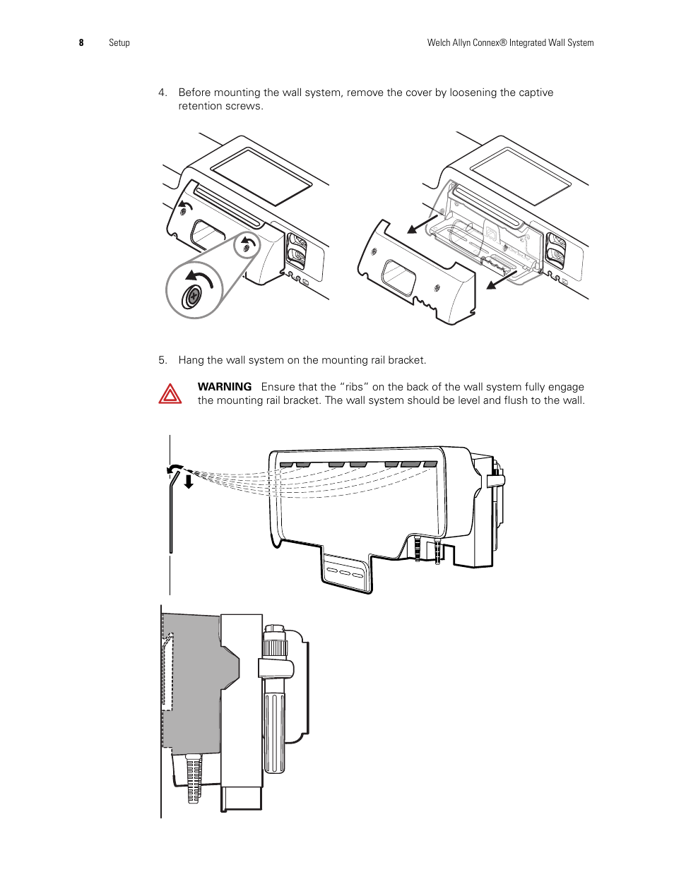 Welch Allyn Connex Integrated Wall System Start Up Guide - Installation Guide User Manual | Page 12 / 22