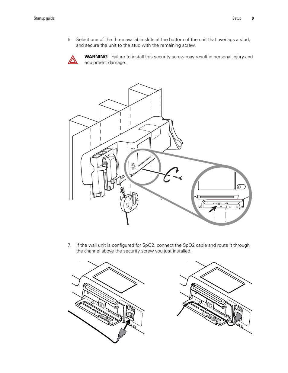 Welch Allyn Connex Integrated Wall System Start Up Guide - Installation Guide User Manual | Page 13 / 22