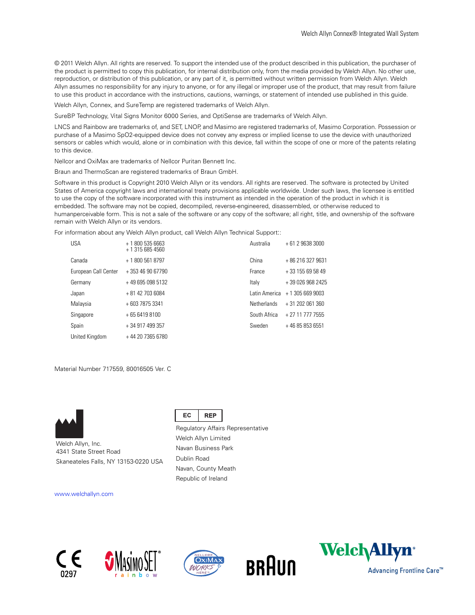 Welch Allyn Connex Integrated Wall System Start Up Guide - Installation Guide User Manual | Page 4 / 22