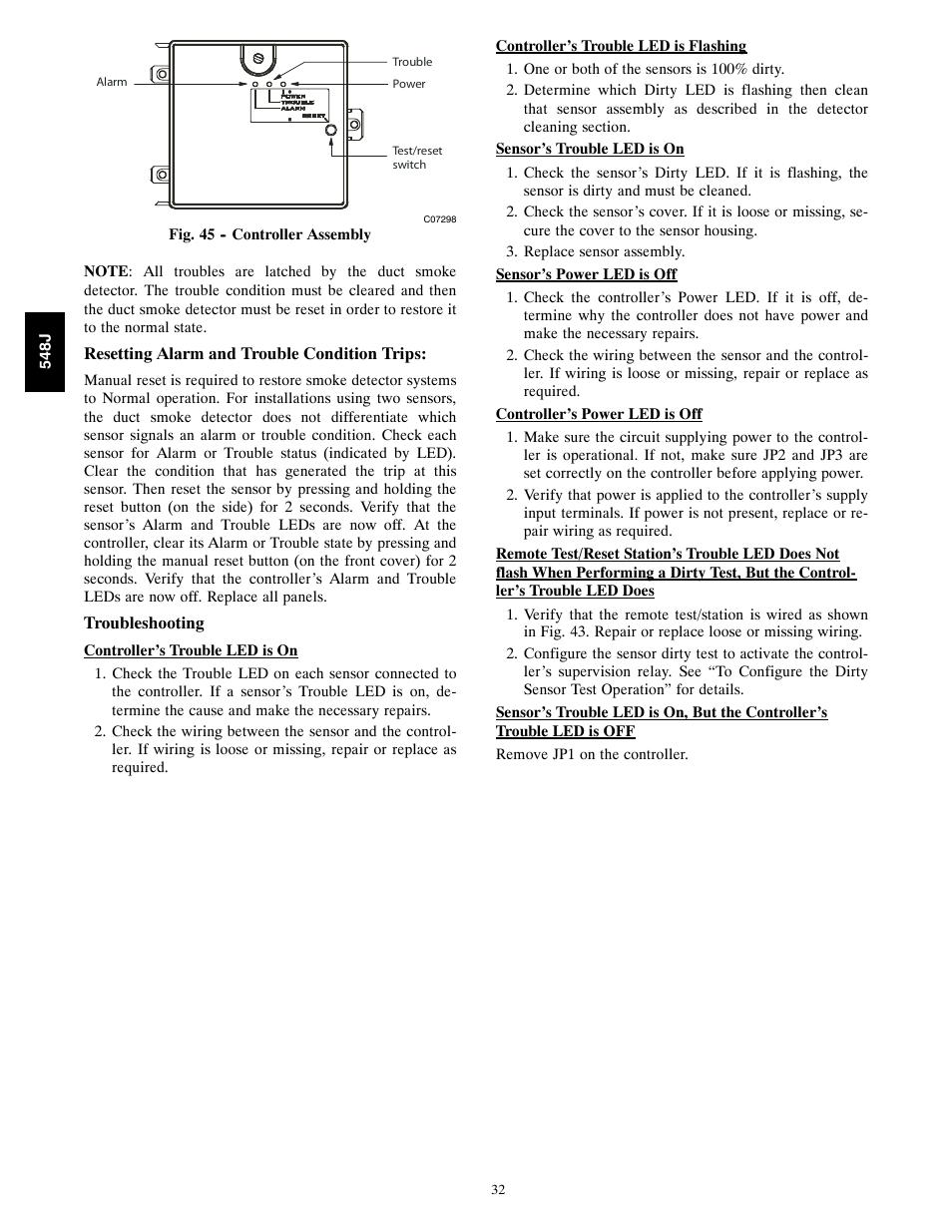 Bryant 548J User Manual | Page 32 / 100