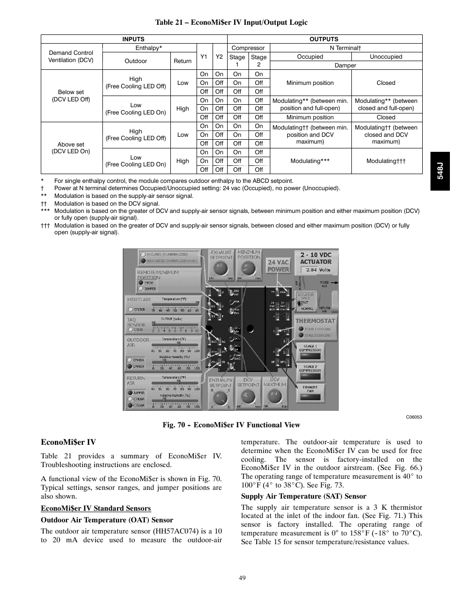 Economi$er iv | Bryant 548J User Manual | Page 49 / 100
