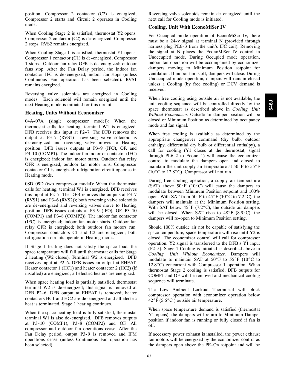 Bryant 548J User Manual | Page 63 / 100