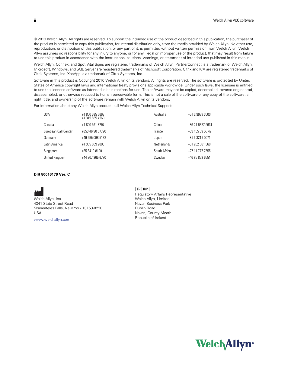 Welch Allyn Virtual Channel Client Software - Installation Guide User Manual | Page 2 / 8