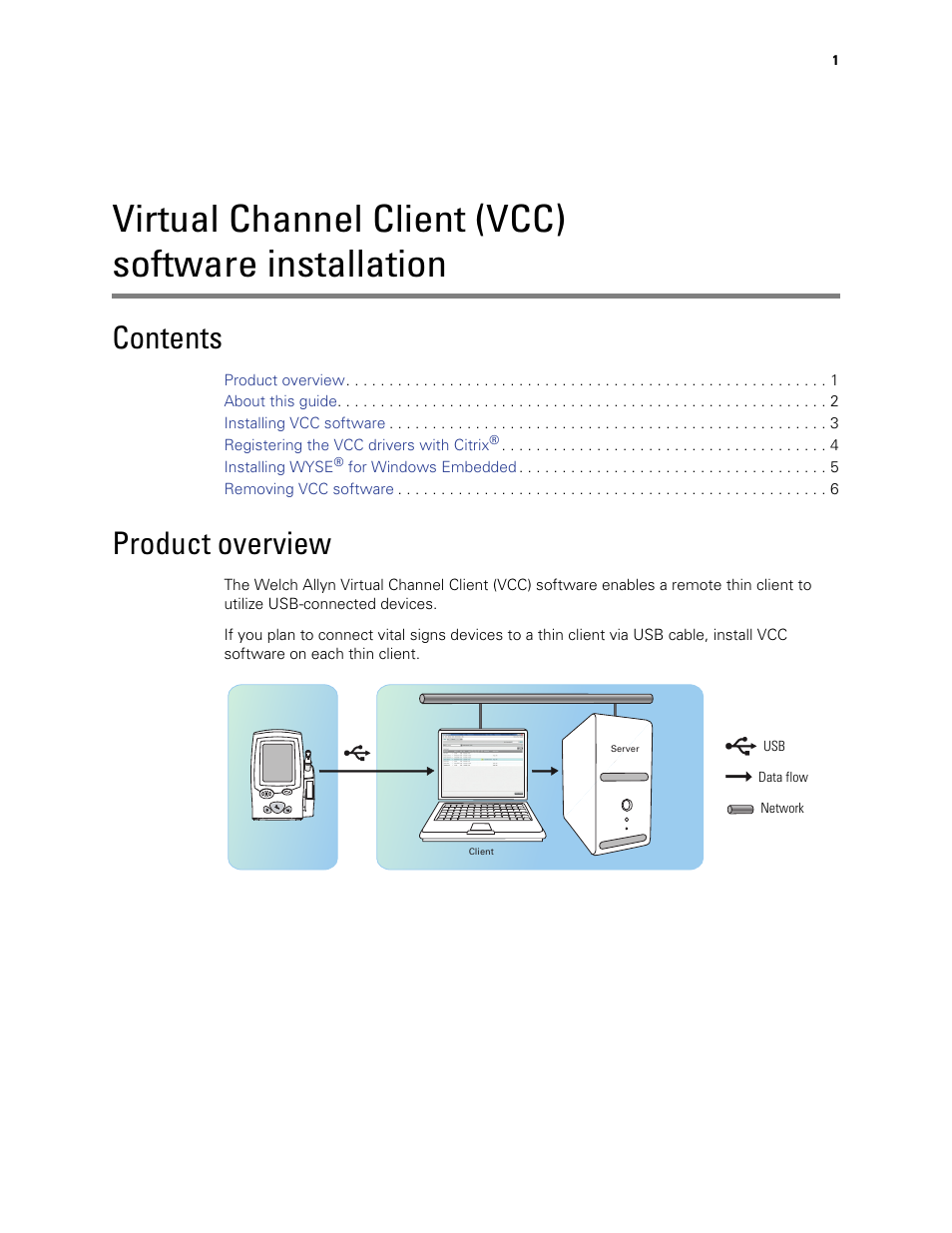 Welch Allyn Virtual Channel Client Software - Installation Guide User Manual | Page 3 / 8