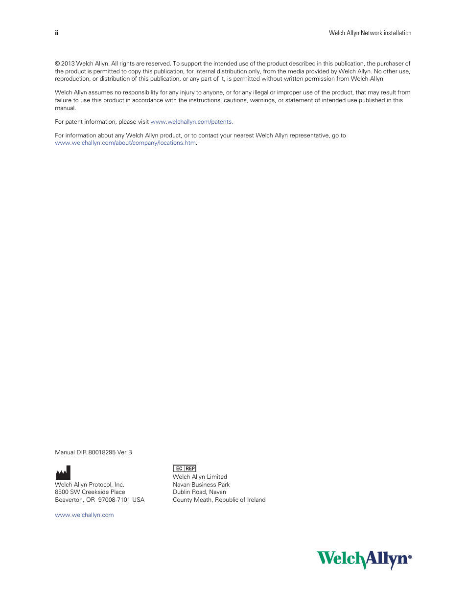 Welch Allyn Network Installation Best Practices Overview - Installation Guide User Manual | Page 2 / 10