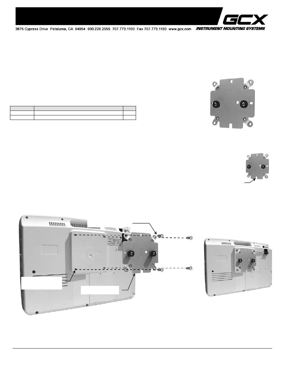 Welch Allyn Mounting Adapter for 1500 Patient Monitor - Installation Guide User Manual | 2 pages