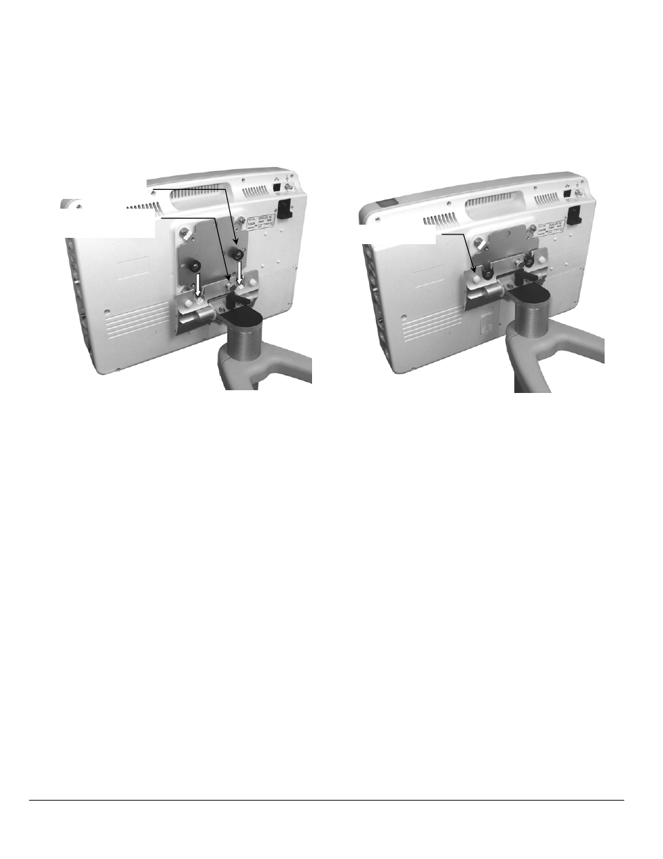 Welch Allyn Mounting Adapter for 1500 Patient Monitor - Installation Guide User Manual | Page 2 / 2