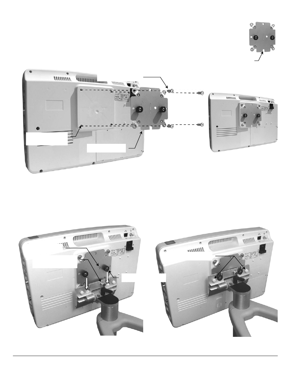 Welch Allyn Roll Stand Kit for 1500 Patient Monitor - Installation Guide User Manual | Page 4 / 5