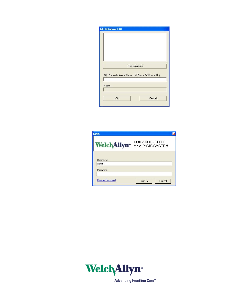 Welch Allyn Holter Software PCH100 and PCH200, LAN - Installation Guide User Manual | Page 15 / 17
