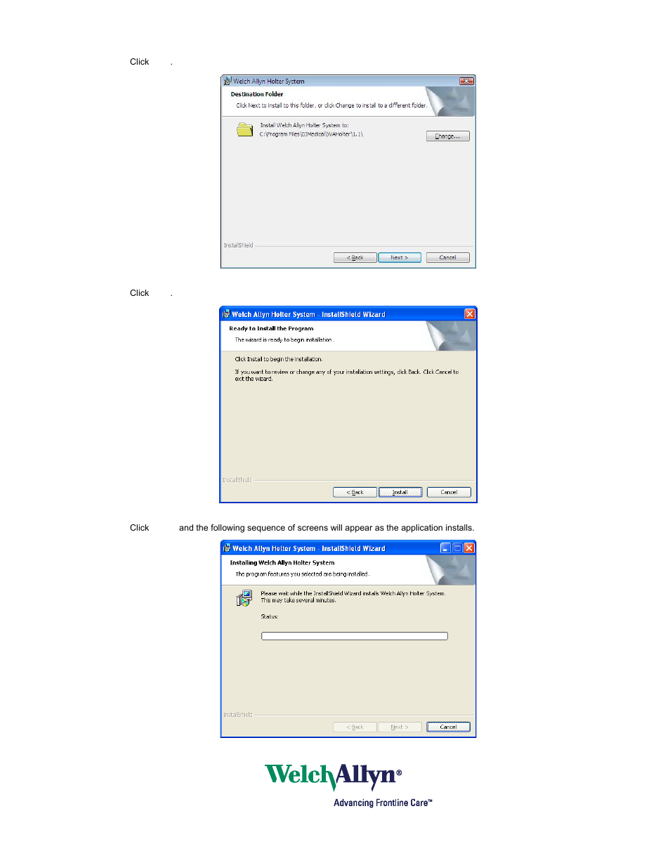 Welch Allyn Holter Software PCH100 and PCH200 - Installation Guide User Manual | Page 10 / 23