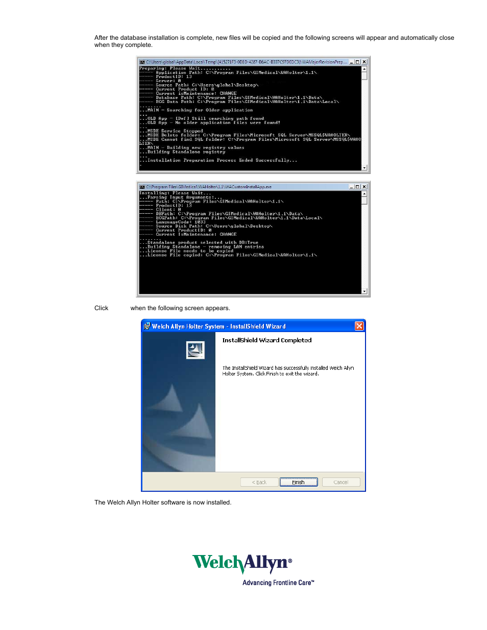 Welch Allyn Holter Software PCH100 and PCH200 - Installation Guide User Manual | Page 12 / 23