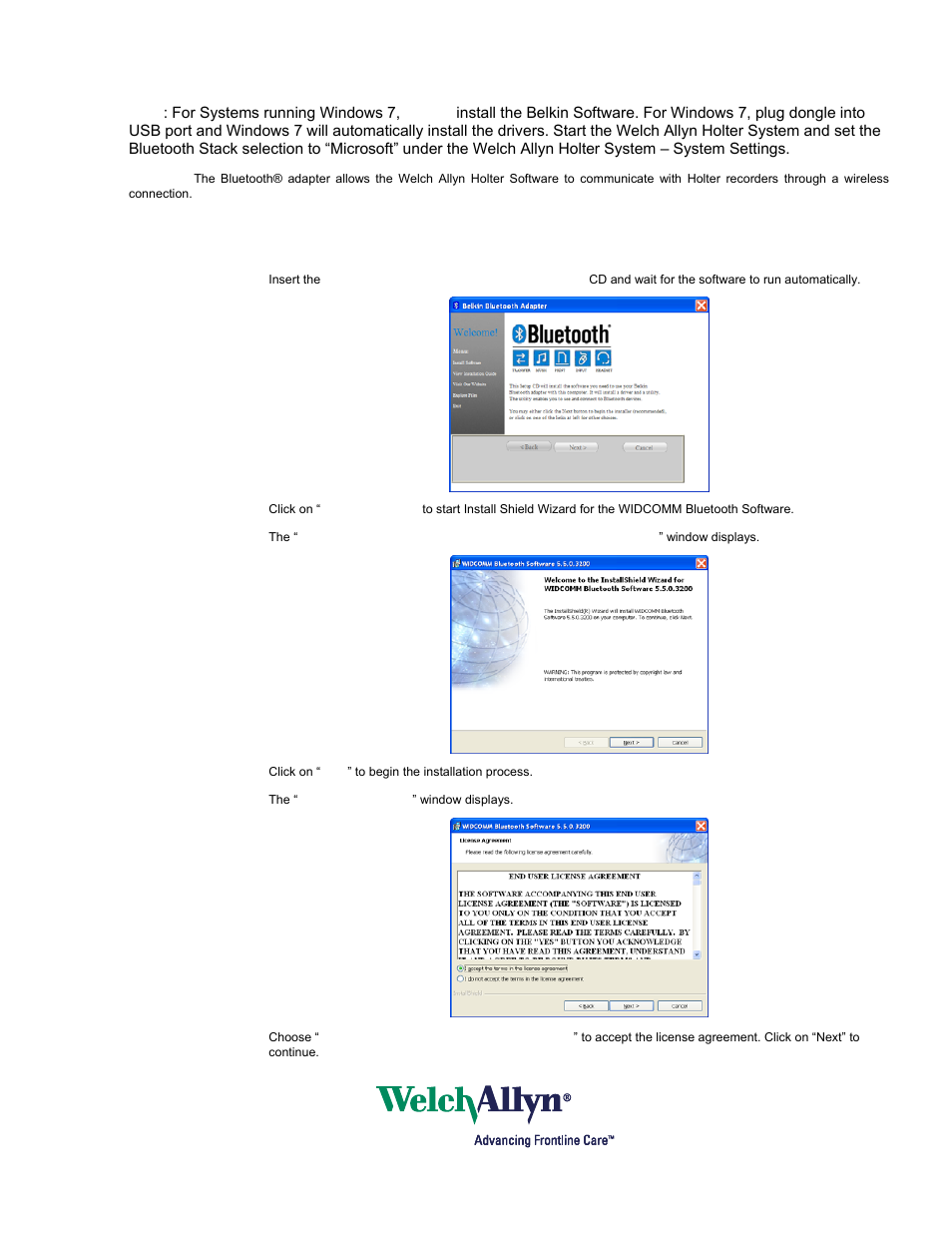 Welch Allyn Holter Software PCH100 and PCH200 - Installation Guide User Manual | Page 13 / 23