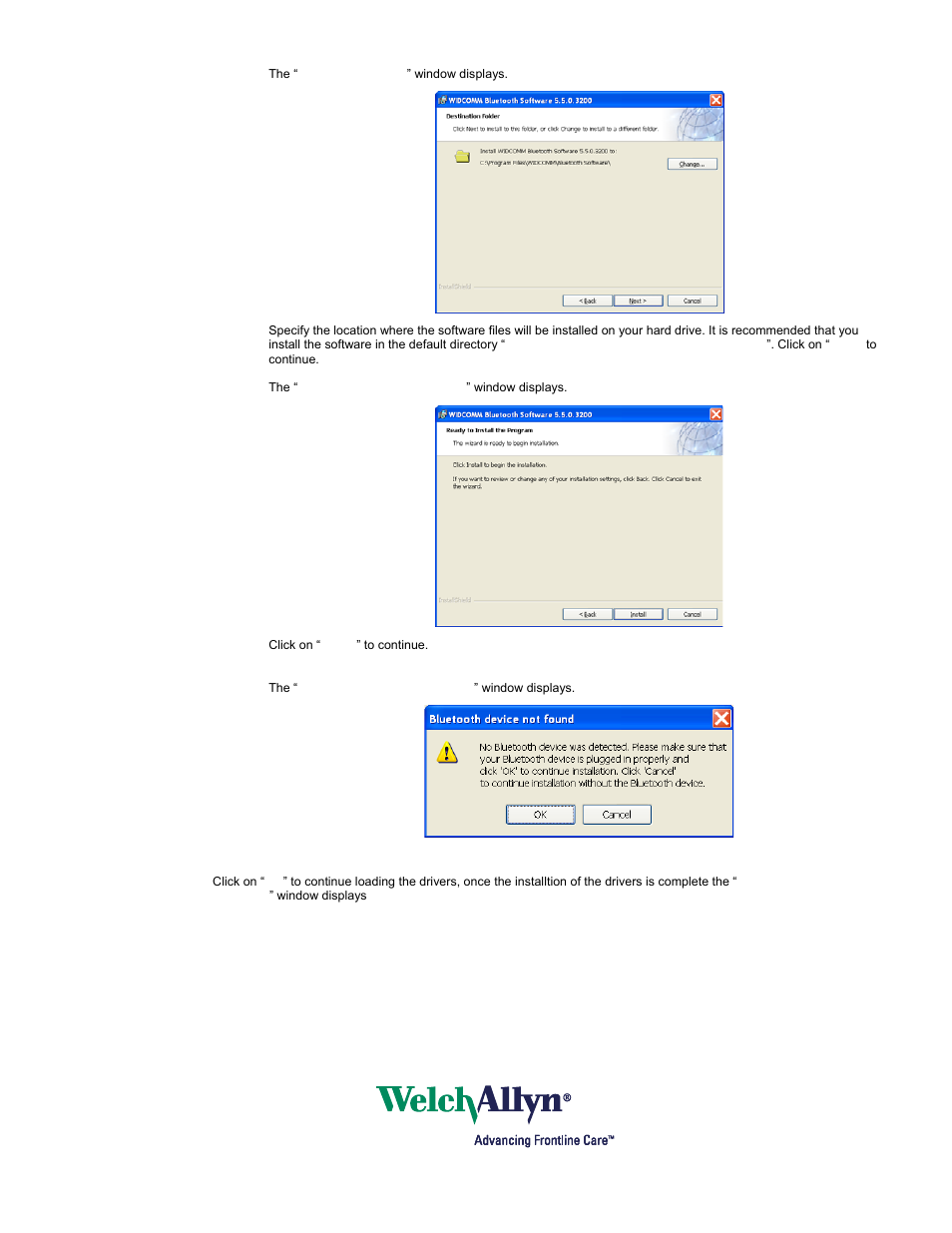 Welch Allyn Holter Software PCH100 and PCH200 - Installation Guide User Manual | Page 14 / 23