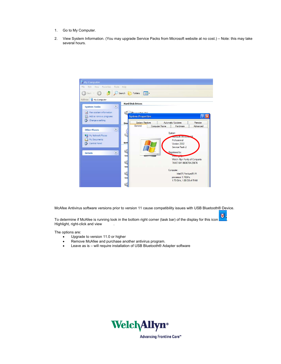 Welch Allyn Holter Software PCH100 and PCH200 - Installation Guide User Manual | Page 8 / 23