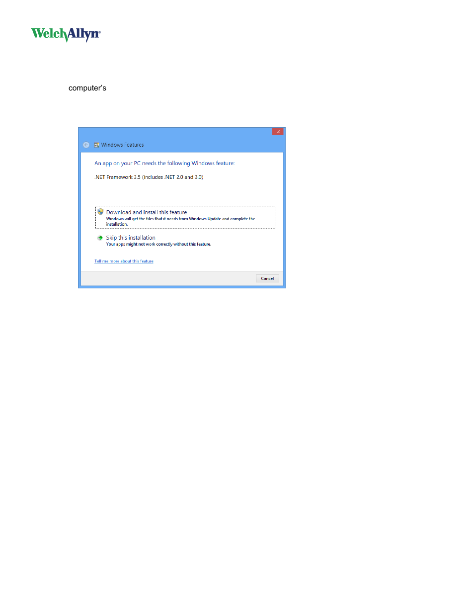 Welch Allyn Cardioperfect Workstation, Software Version 1.6.5 - Installation Guide User Manual | Page 14 / 56