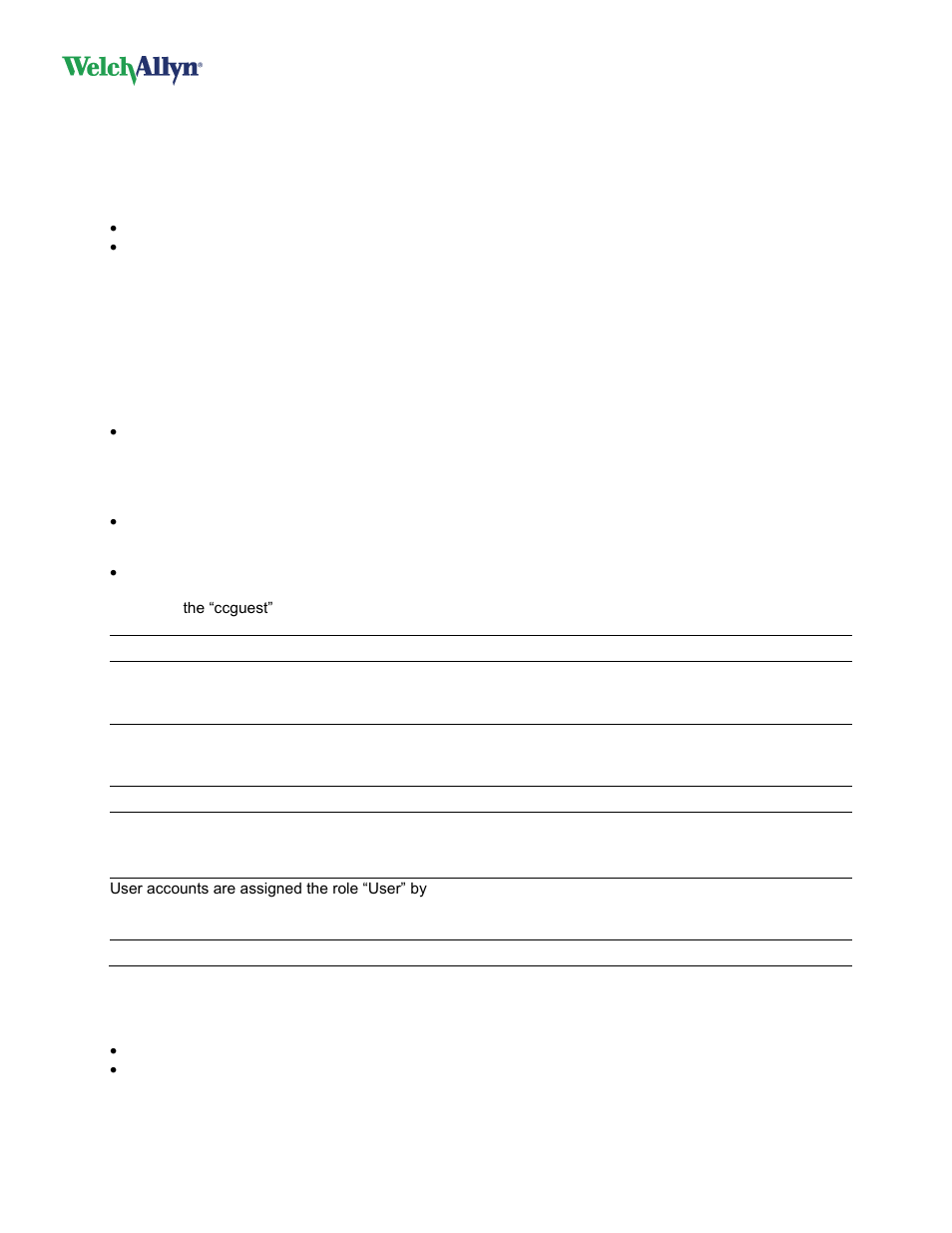 Before configuring cpws, Security, Authentication types | Accounts | Welch Allyn Cardioperfect Workstation, Software Version 1.6.5 - Installation Guide User Manual | Page 27 / 56