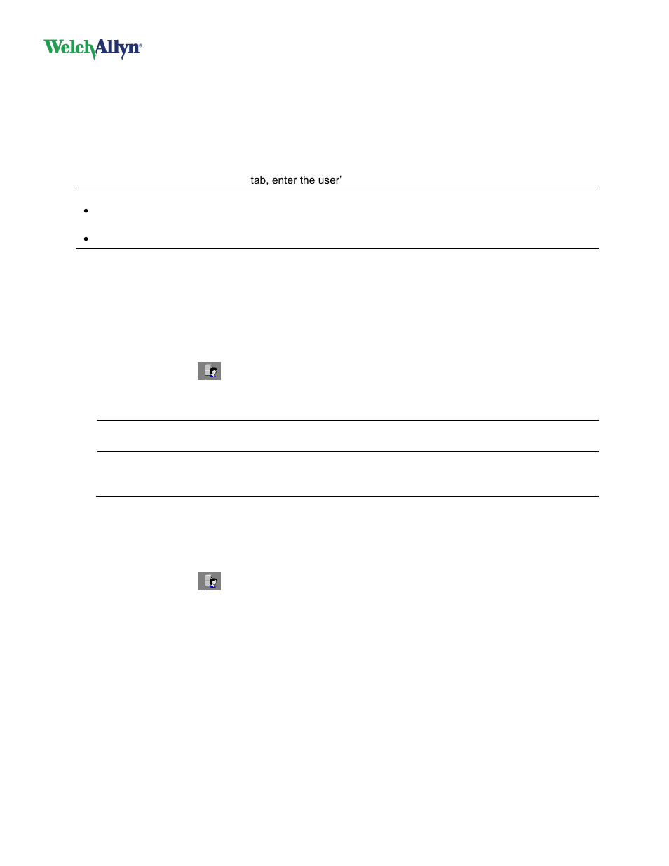 Deactivate an account, Delete an account, Assign a role | Set up a password | Welch Allyn Cardioperfect Workstation, Software Version 1.6.5 - Installation Guide User Manual | Page 31 / 56