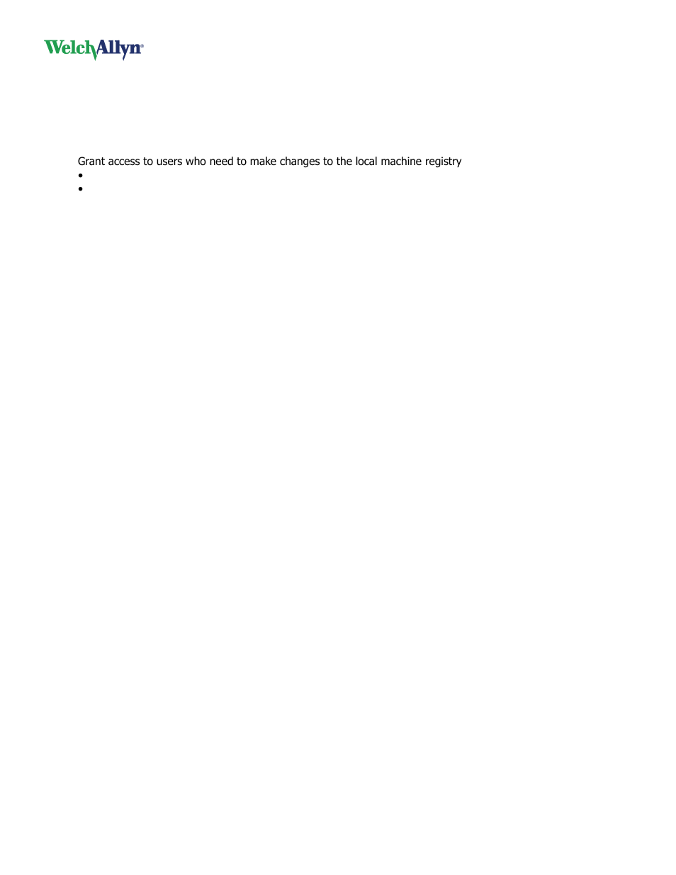 Os-specific installation instructions, Windows server 2003, server 2008, and server 2012 | Welch Allyn Cardioperfect Workstation, Software Version 1.6.5 - Installation Guide User Manual | Page 43 / 56