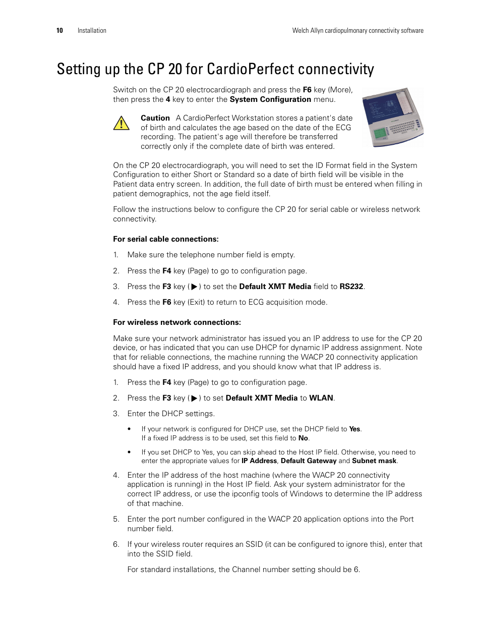 Welch Allyn CP200 Cardiopulmonary Connectivity Software - Installation Guide User Manual | Page 14 / 30
