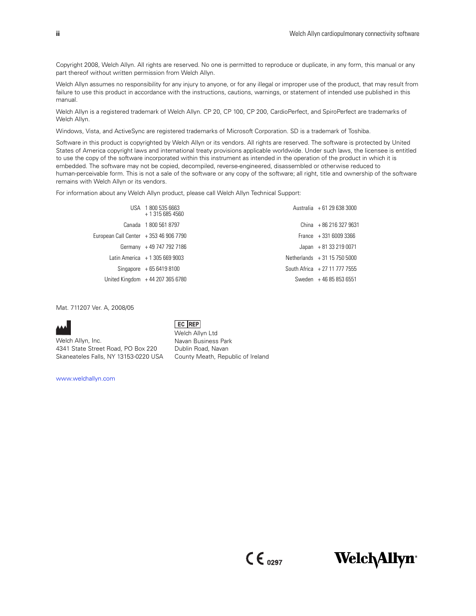 Welch Allyn CP200 Cardiopulmonary Connectivity Software - Installation Guide User Manual | Page 2 / 30