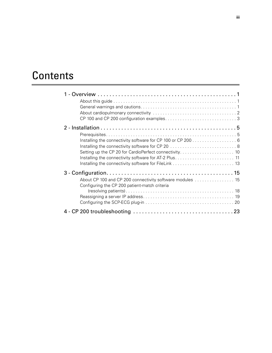 Welch Allyn CP200 Cardiopulmonary Connectivity Software - Installation Guide User Manual | Page 3 / 30
