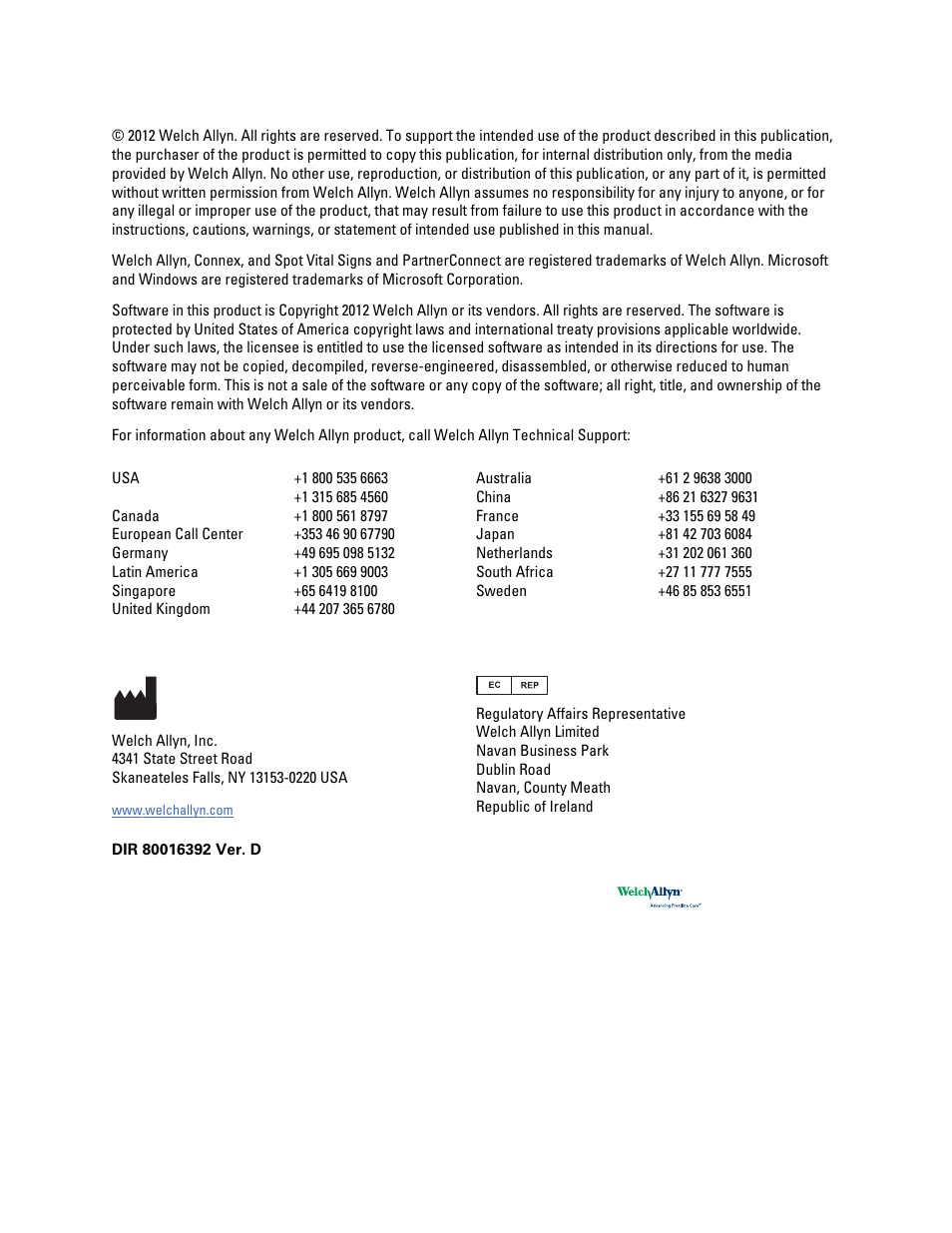 Welch Allyn PartnerConnect Software - Installation Guide User Manual | Page 2 / 23