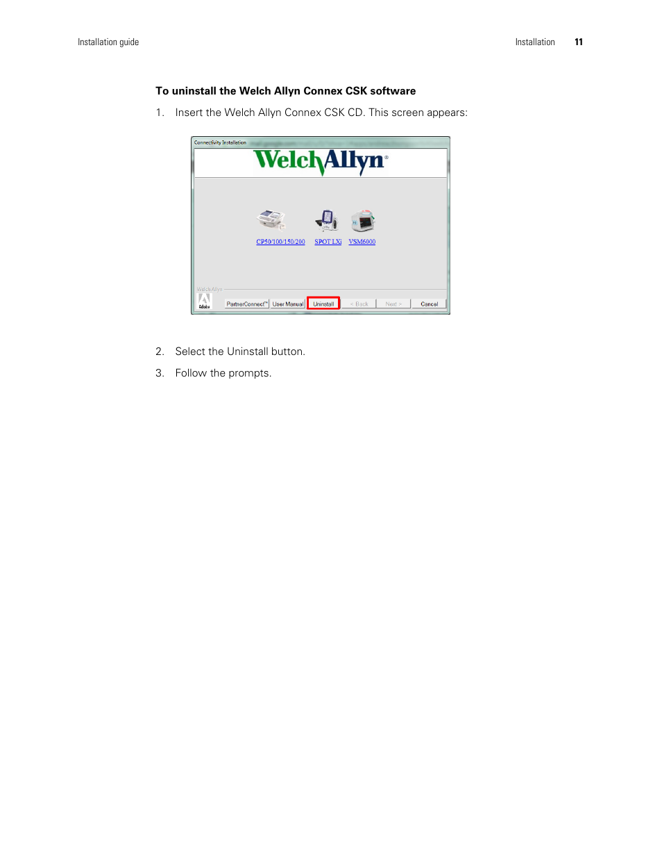 Welch Allyn Connex CSK 4.1.X - Installation Guide User Manual | Page 15 / 46