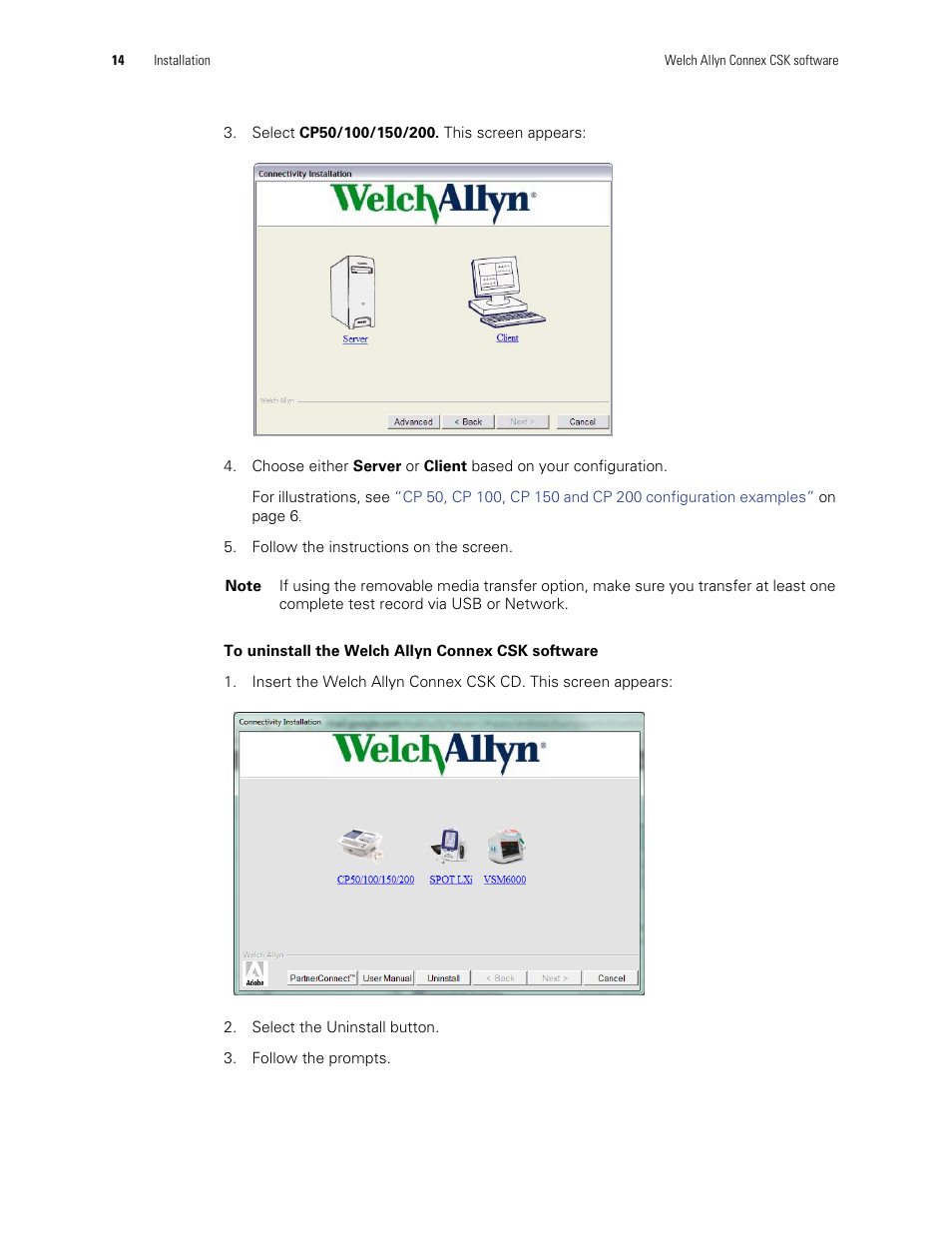 Welch Allyn Connex CSK 4.1.X - Installation Guide User Manual | Page 18 / 46