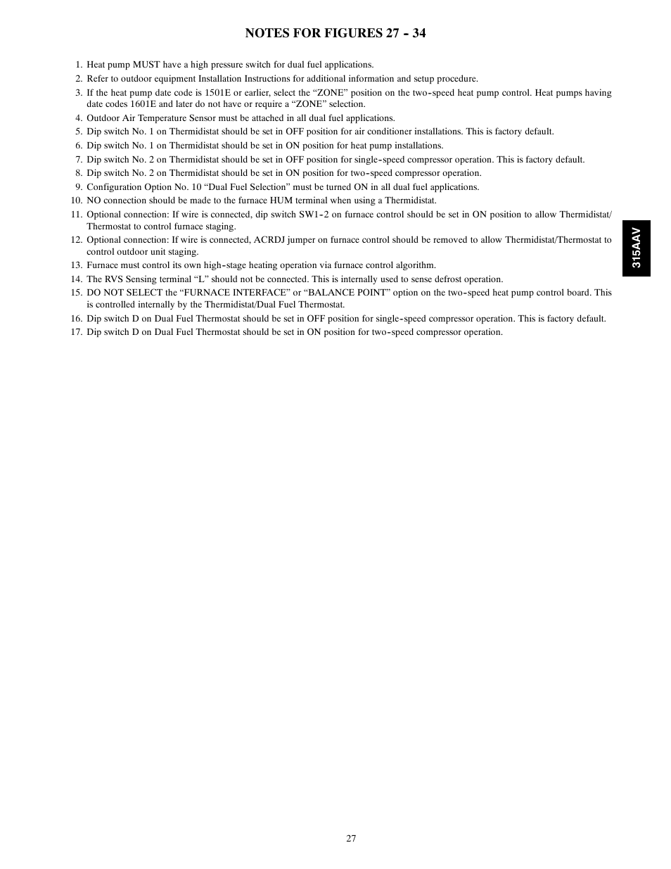 Bryant Gas Furance 315AAV User Manual | Page 27 / 60