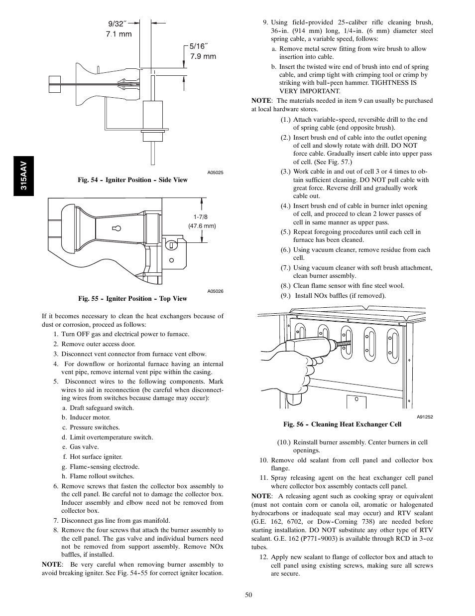 Bryant Gas Furance 315AAV User Manual | Page 50 / 60