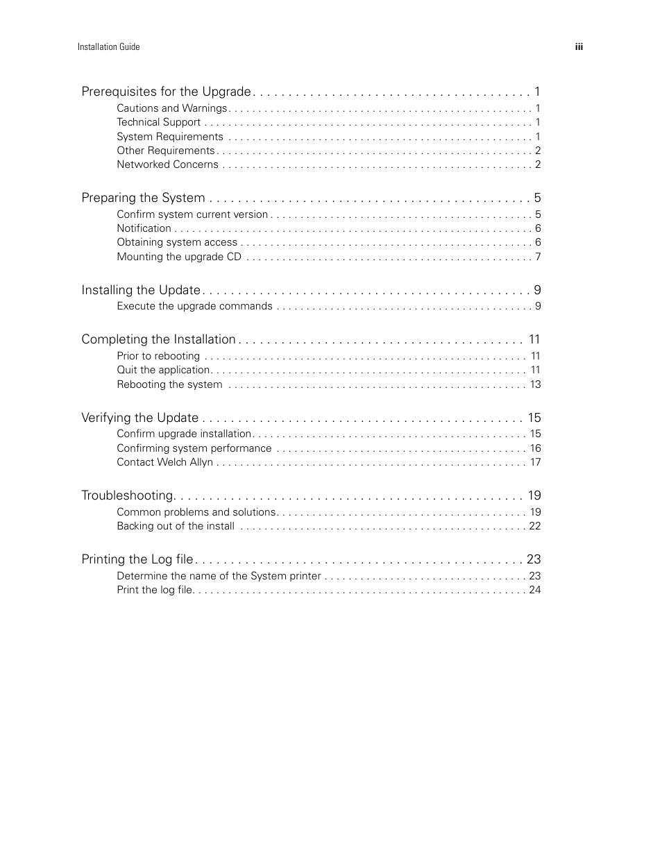 Welch Allyn Acuity Software Upgrade CD - Installation Guide User Manual | Page 3 / 28