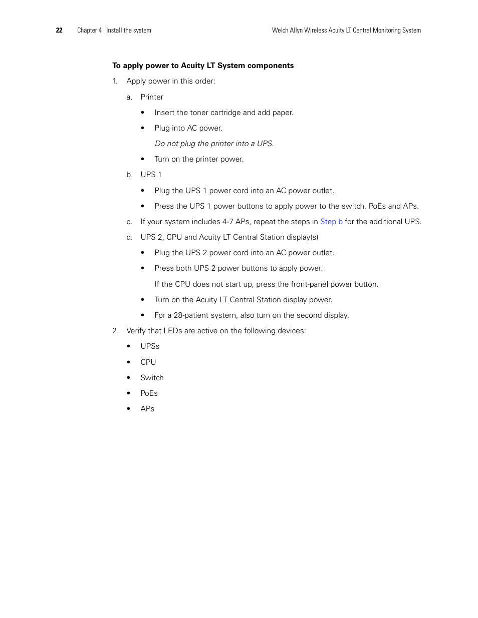 Welch Allyn Acuity LT Mobile - Installation Guide User Manual | Page 26 / 64