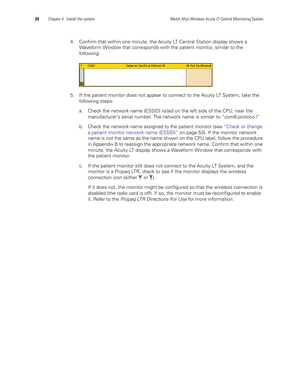 Welch Allyn Acuity LT Mobile - Installation Guide User Manual | Page 28 / 64