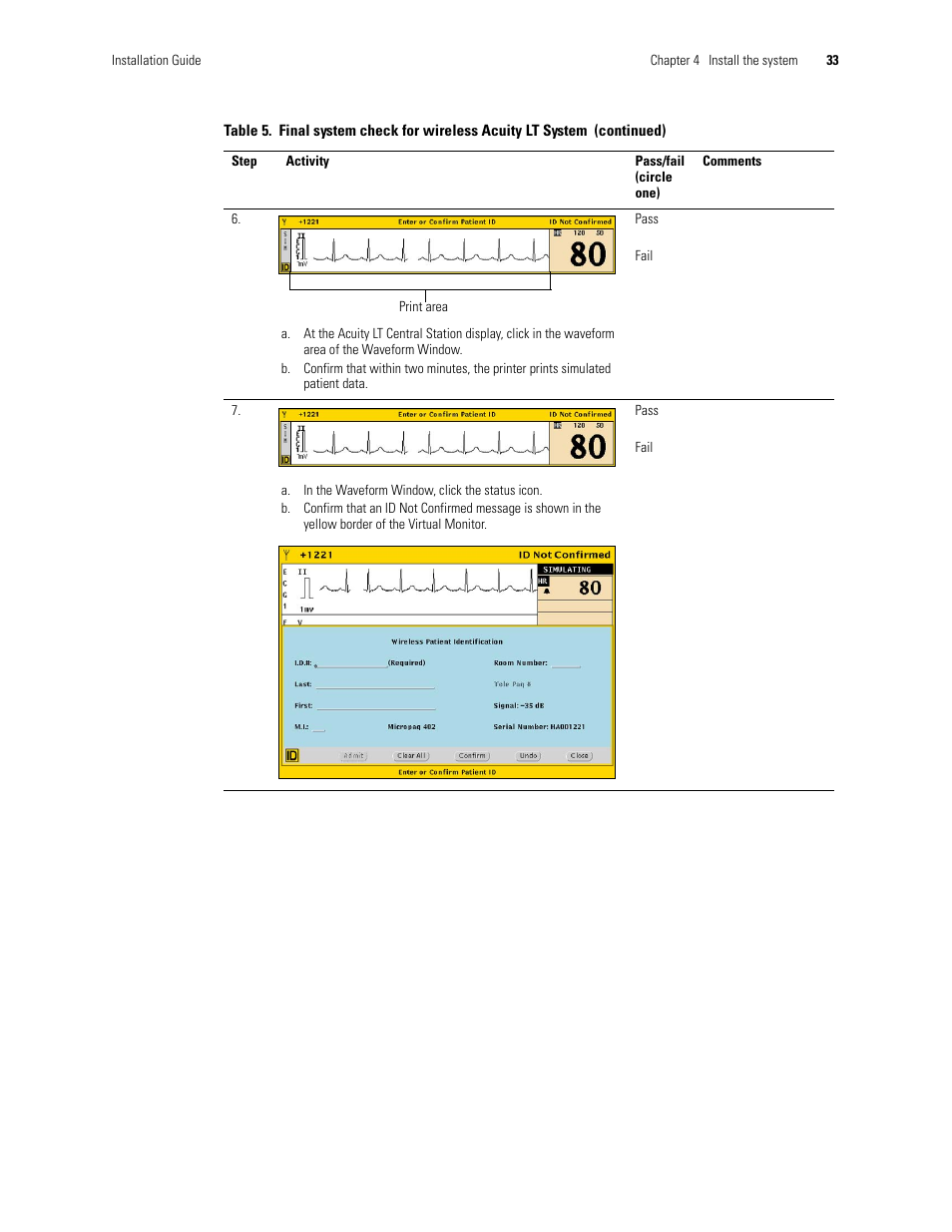 Welch Allyn Acuity LT Mobile - Installation Guide User Manual | Page 37 / 64
