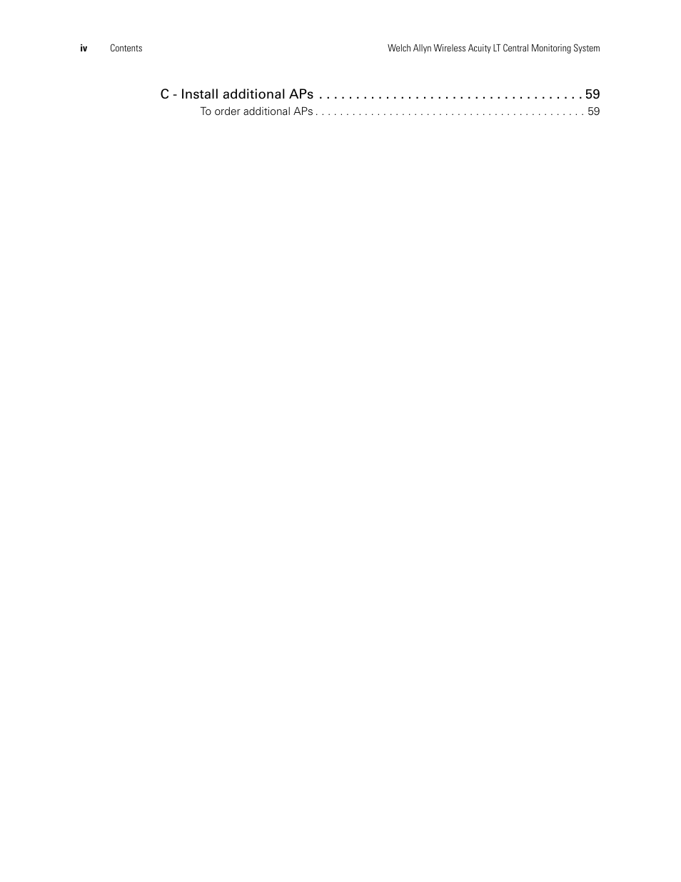 Welch Allyn Acuity LT Mobile - Installation Guide User Manual | Page 4 / 64