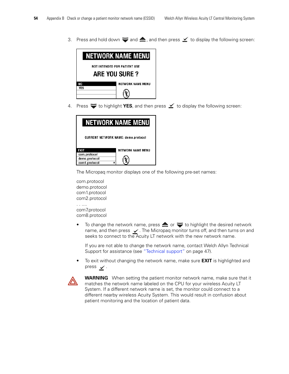 Welch Allyn Acuity LT Mobile - Installation Guide User Manual | Page 58 / 64
