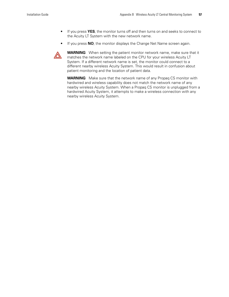 Welch Allyn Acuity LT Mobile - Installation Guide User Manual | Page 61 / 64