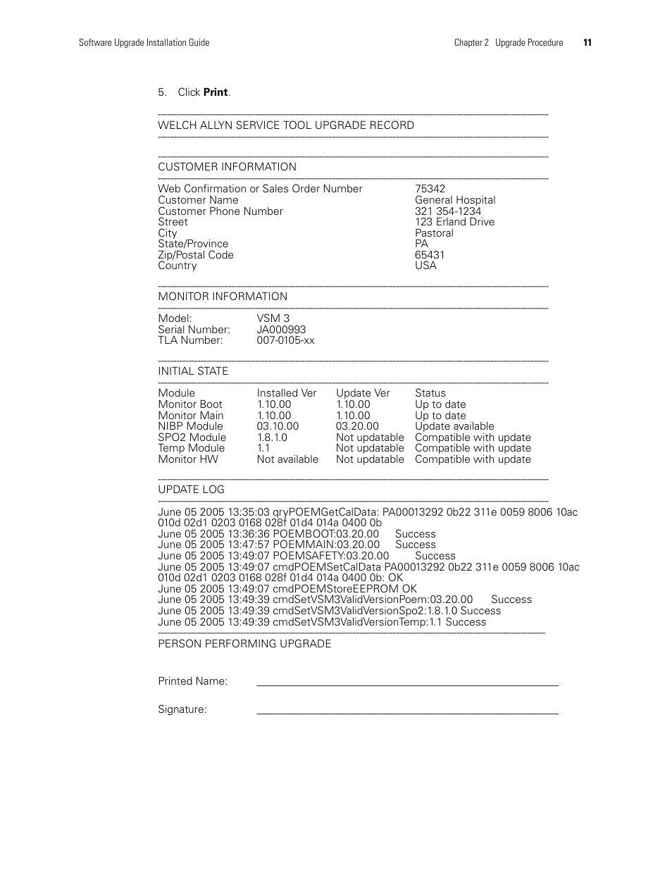 Welch Allyn VSM300 Upgrade, 810-2183-01C - Installation Guide User Manual | Page 15 / 16